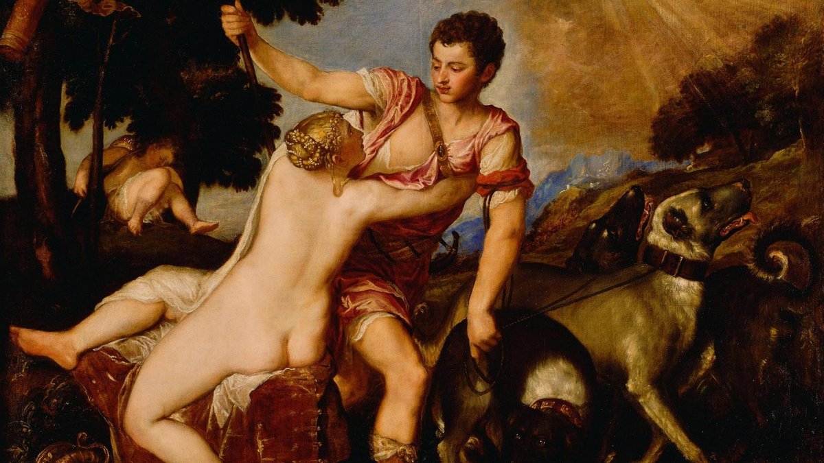 „Venus und Adonis“ von Tizian