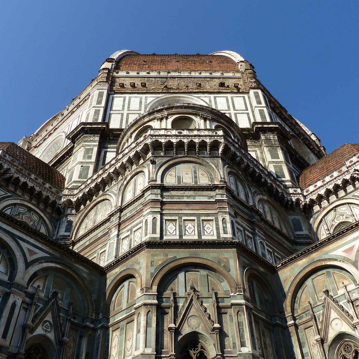 Fassadenansicht Santa Maria del Fiore Florenz