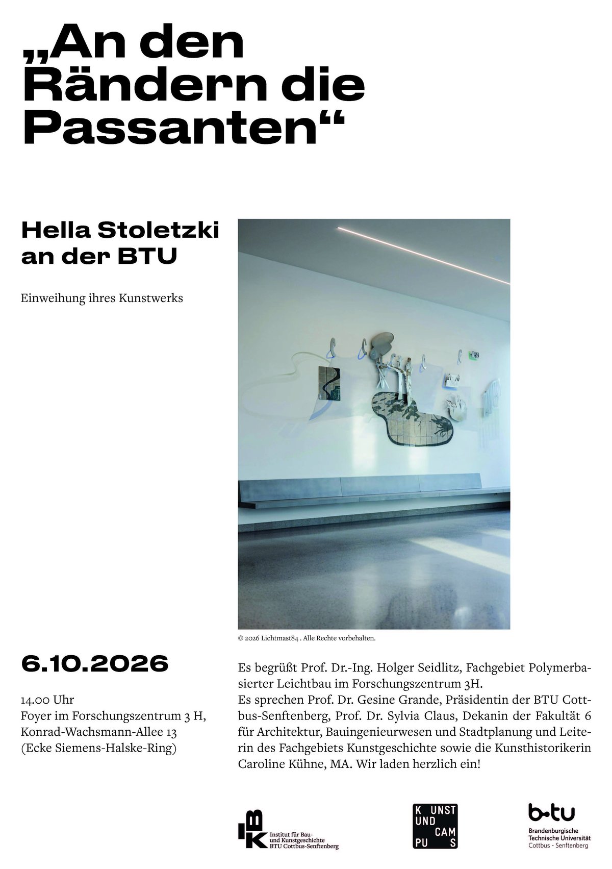 Plakat zur Veranstaltung