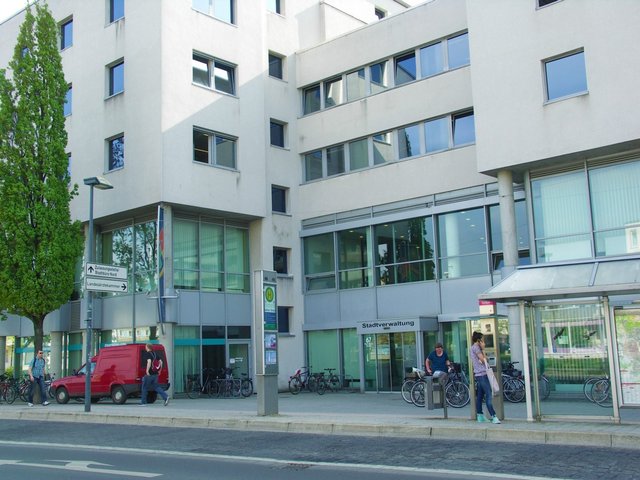 Blick auf das Technische Rathaus der Stadt Cottbus. Foto: Stadt Cottbus