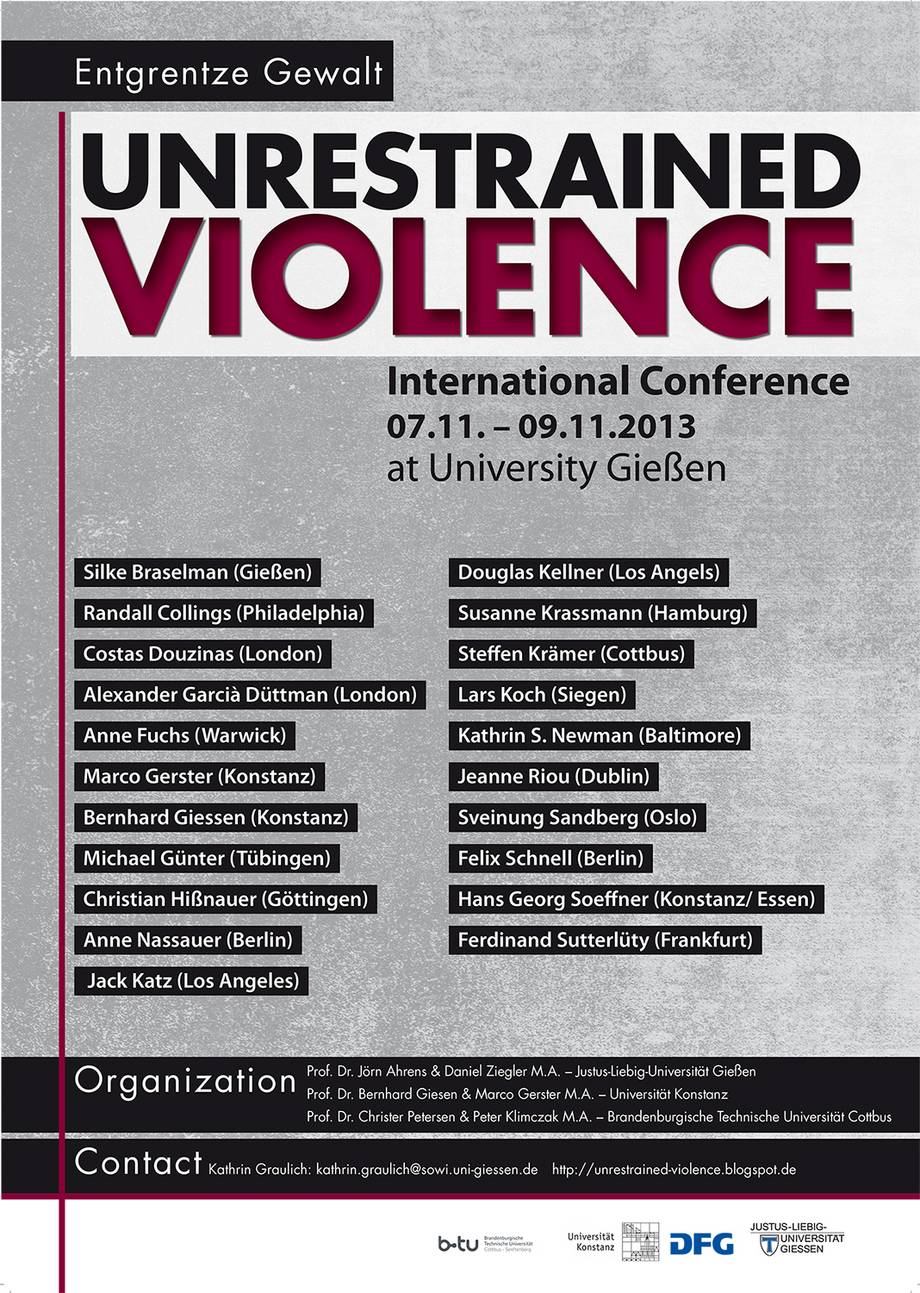 Cover - Unrestraines Violence Cover - Unrestraines Violence