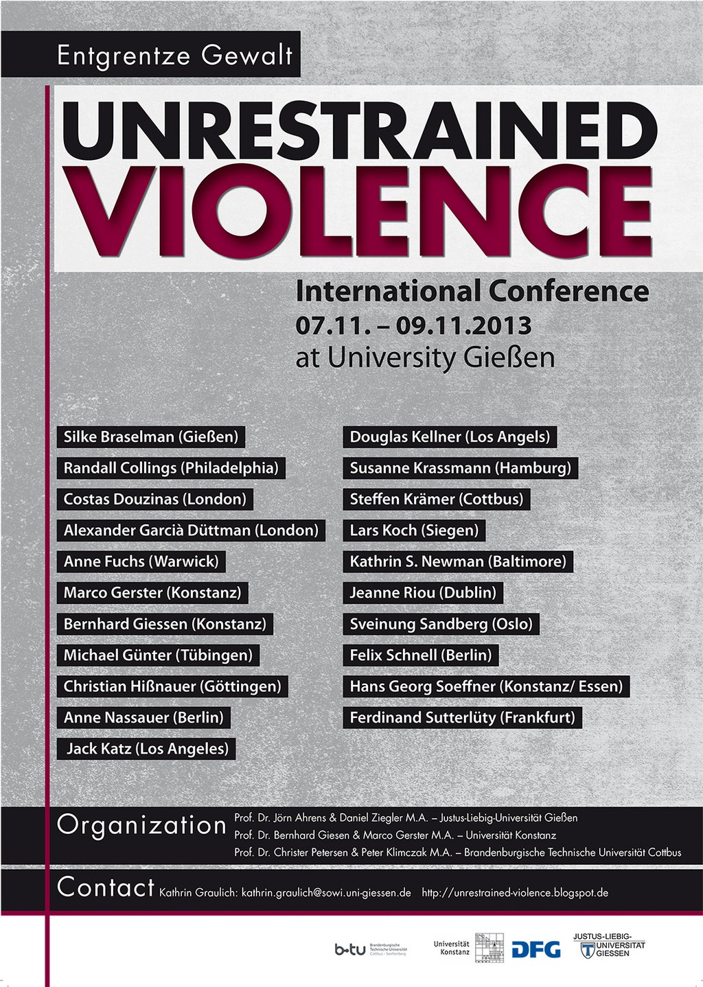 Cover - Unrestraines Violence Cover - Unrestraines Violence