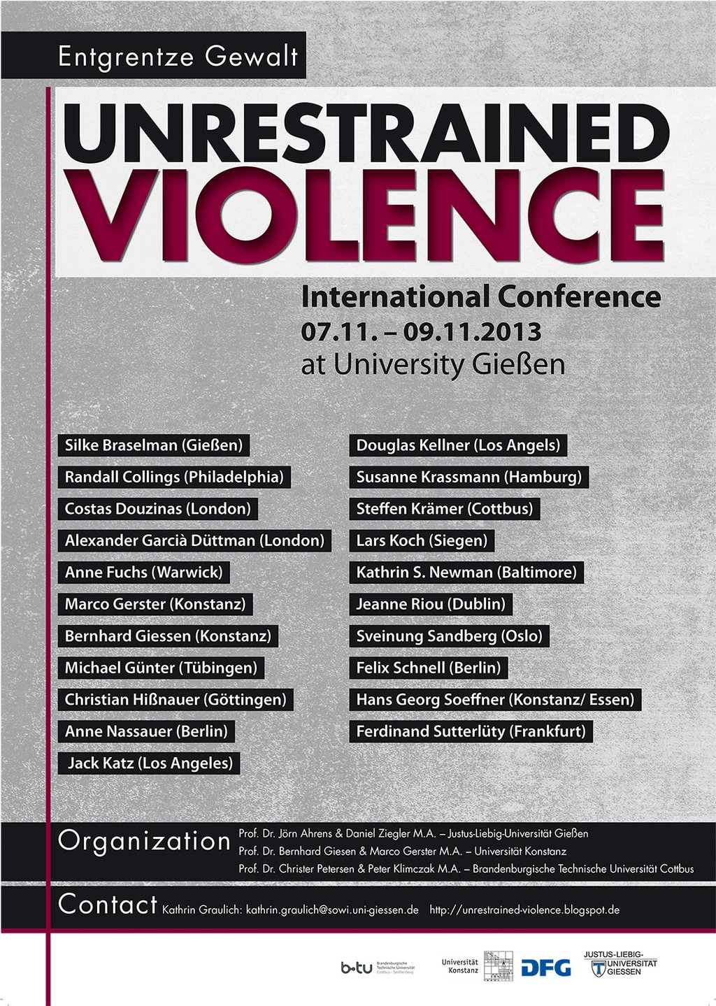 Cover - Unrestraines Violence Cover - Unrestraines Violence