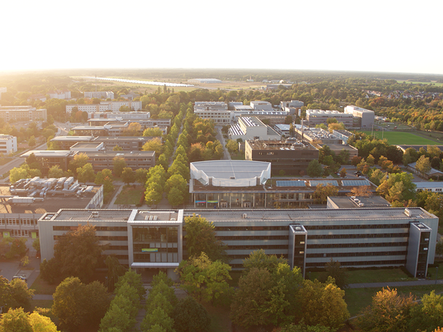 Blick über den BTU Campus
