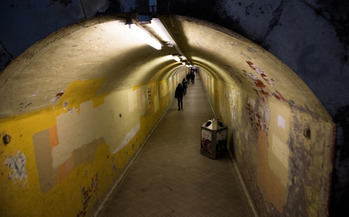 Ansicht alter Spreewaldtunnel Bahnhof