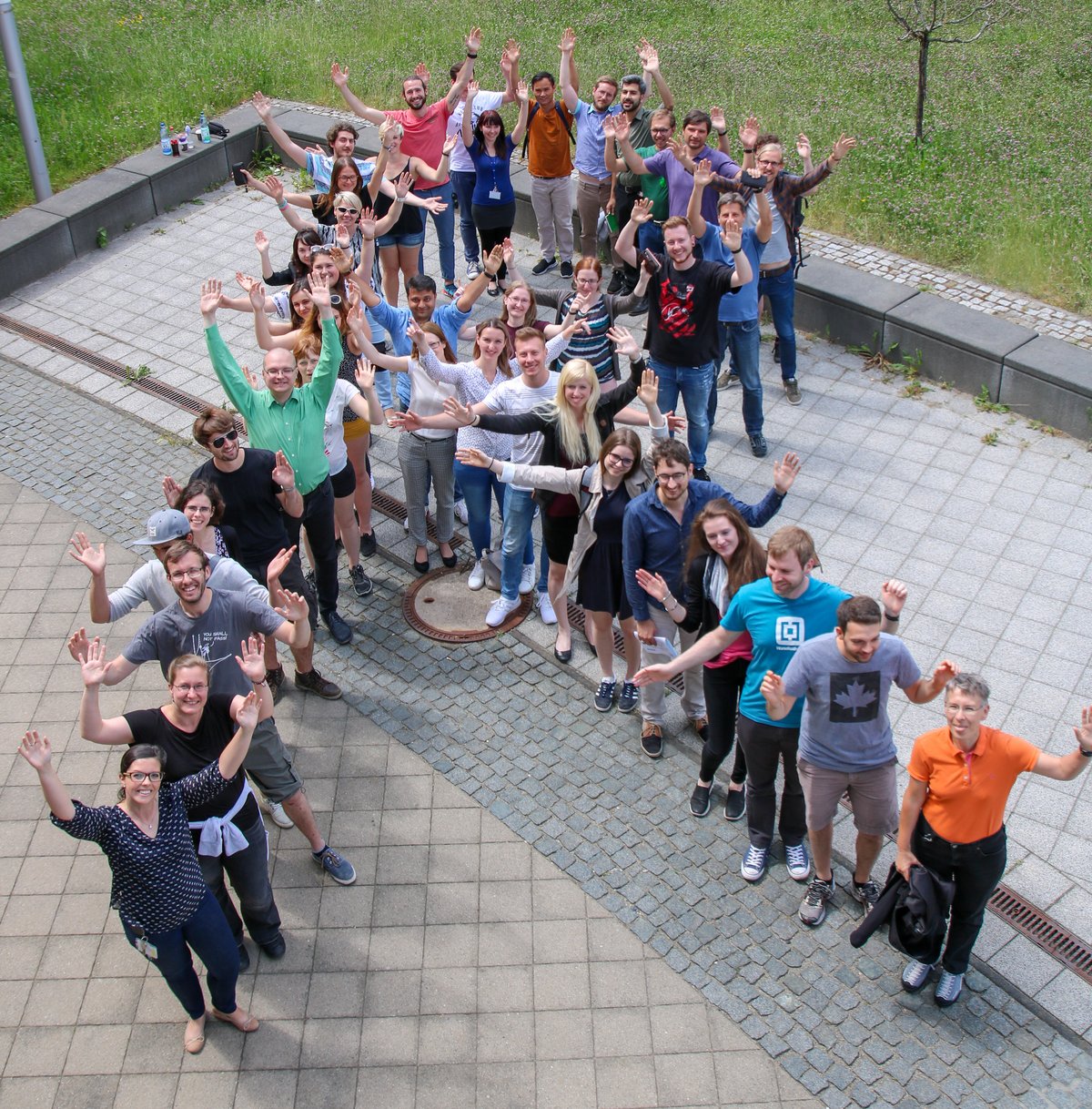 Die Workshop-Teilnehmer auf dem Campus Senftenberg