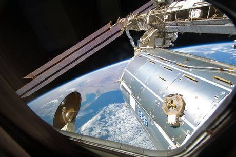 A view of the European lab, Columbus, on the international space station