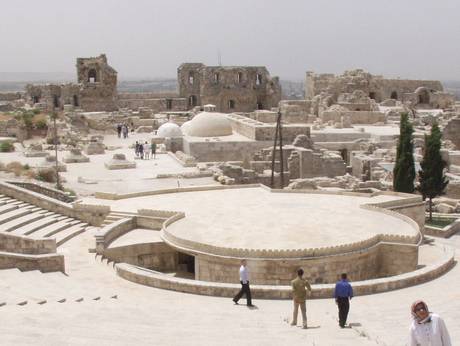 The modern theater for events and concerts in Aleppo.