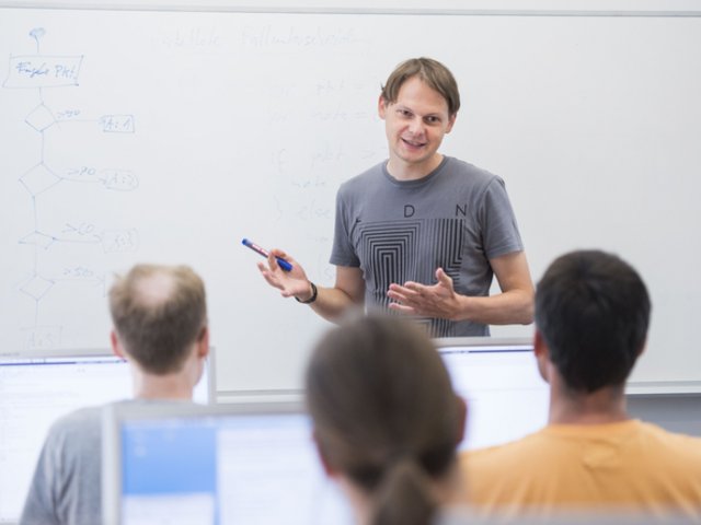 Informatik-Studierende an der BTU
