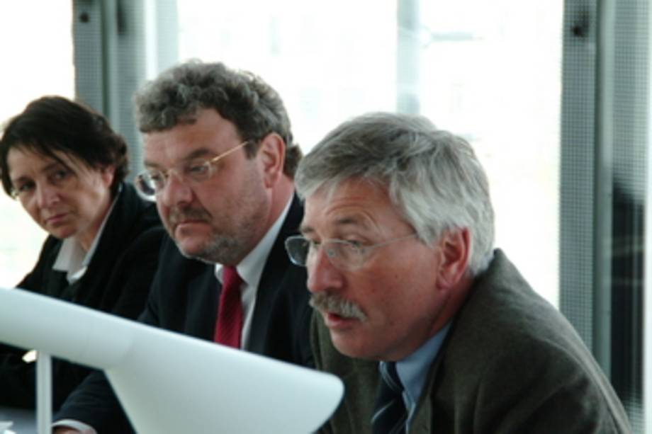 Thilo Sarrazin (SPD, damals Finanzsenator Berlin) im IKMZ