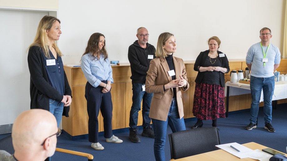 Matthias Kleinow Herr Kleinow beim Netzwerktreffen mit den Ausbildungsschulen