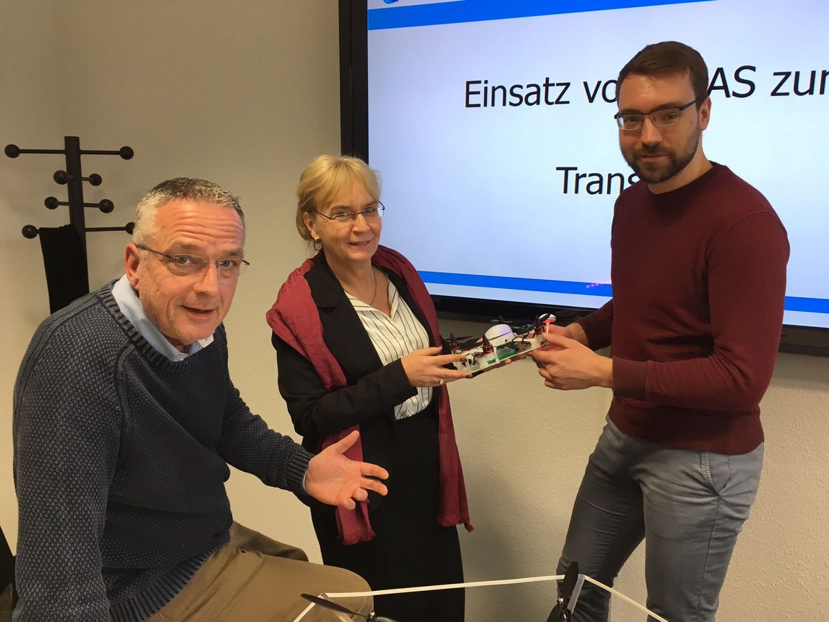 Prof. Uwe Meinberg, Dr. Christina Eisenberg , Christoph André Dreßler (v.l.n.r.)