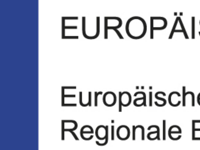 EU EFRE Logo mit rechtsstehendem Schriftzug