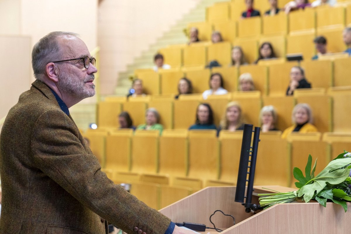 Staatssekretär Michael Ranft bei seinem Grußwort.