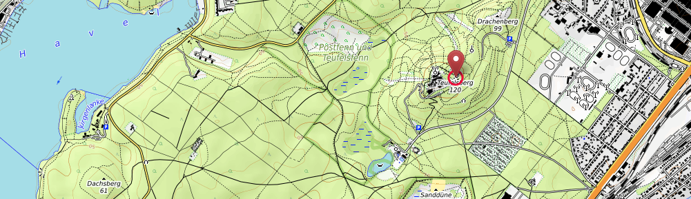 Teufelsberg (topographic map)