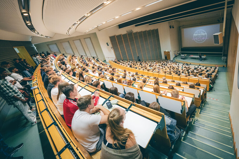 OTIWO-Immatrikulation im Audimax 1 am Zentralcampus Cottbus