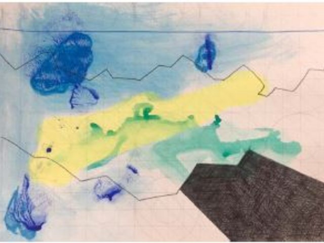The Berlin artist Christine Geiszler processes in her series of pictures personal  landscape impressions.