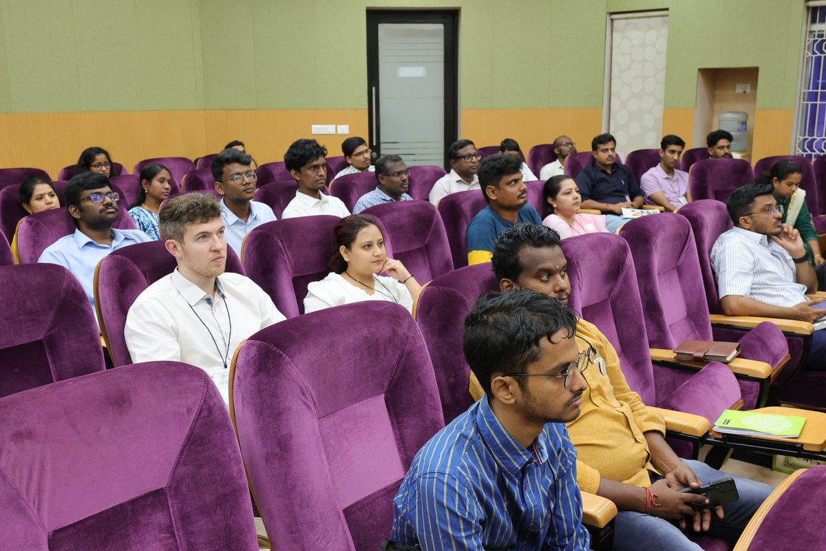 Teilnehmer der ICSMEA 2024 im Hörsaal des Indian Institute of Technology, Madras