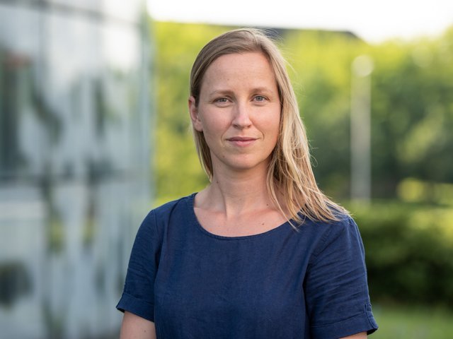 Portrait photo of Dr. Christin Hoffmann. Photo: BTU, Sebastian Rau