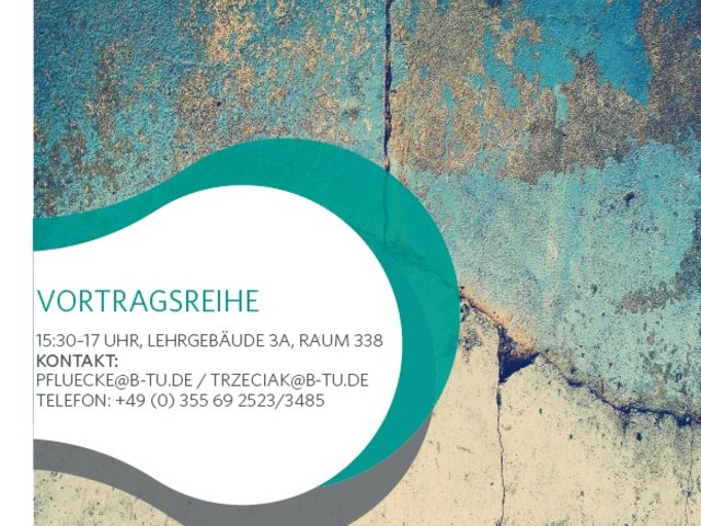 Das Plakat zur Veranstaltungsreihe