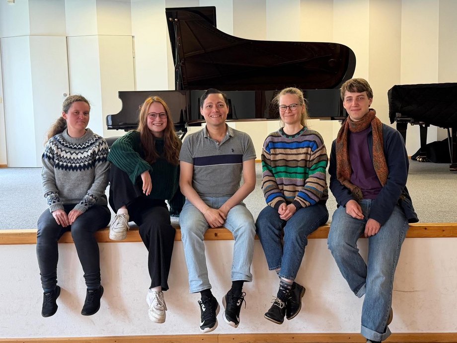 Der Fachschaftsrat IGP 2026 v.l.n.r.:Lexa Gallay, Helene Lehmann, Jonah Bonilla, Katrin Elke, Fabian Gaartz