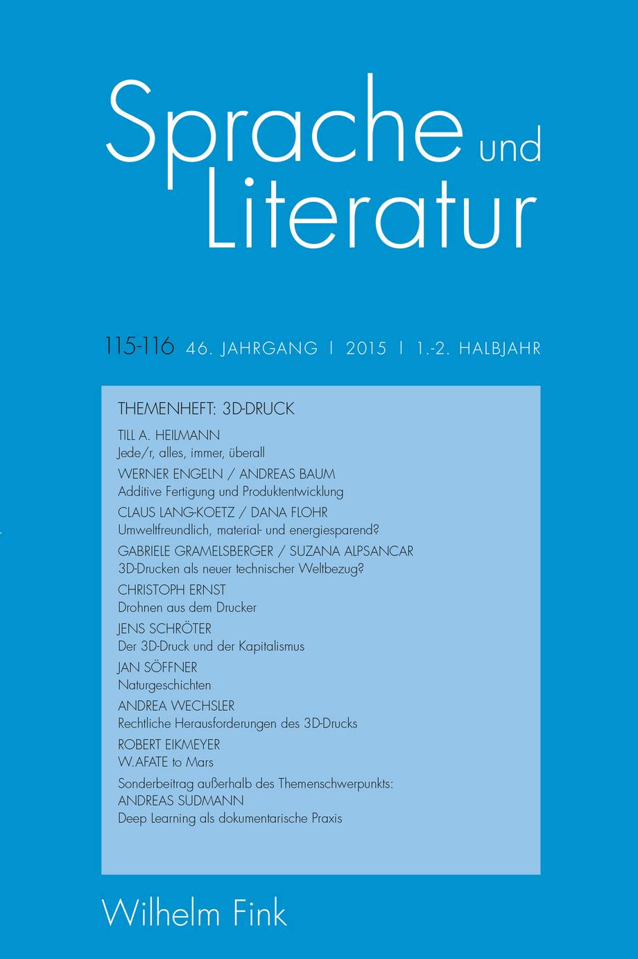 Sprache und Literatur Sprache und Literatur