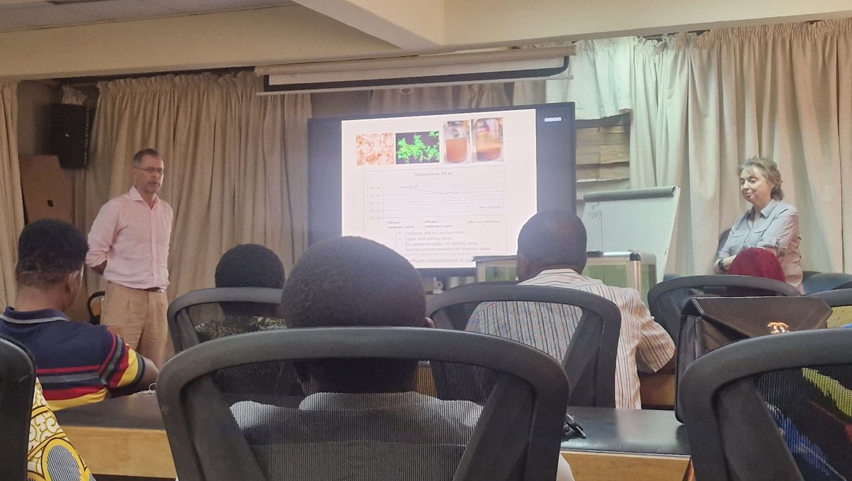 Vorlesung "Waste water and Sludge Treatment" an der UTAS, Navrongo