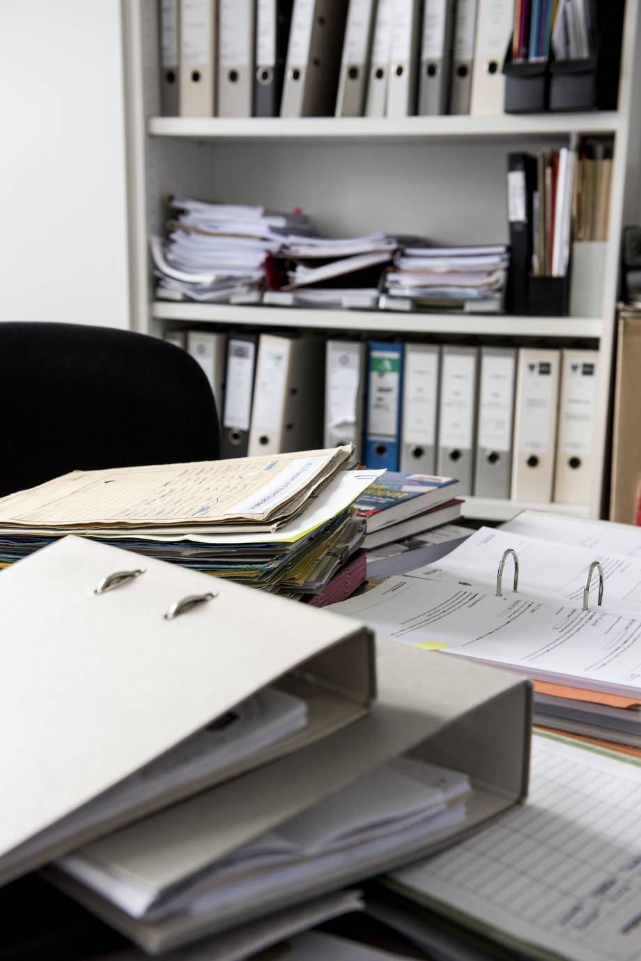 BEM Files on a desk