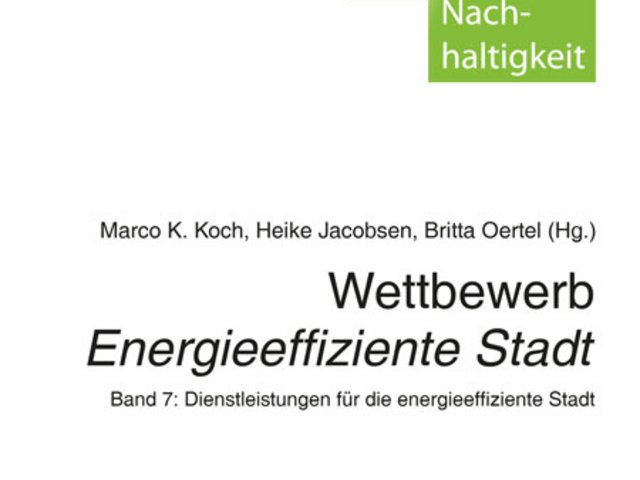 Buchcover Wettbewerb Energieeffiziente Stadt