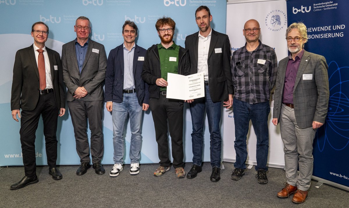 Die Wissenschaftler des Projektes "ReLIB". Foto: BTU, Ralf Schuster.