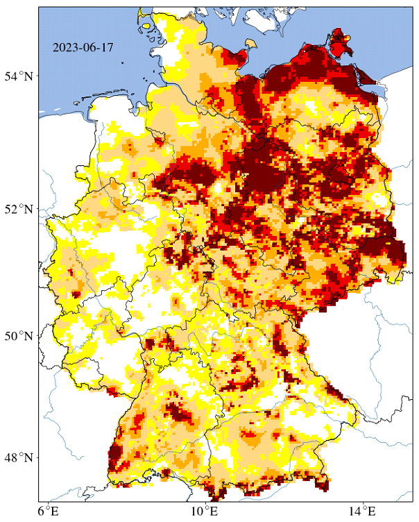 Dürresituation am 17.06.2023