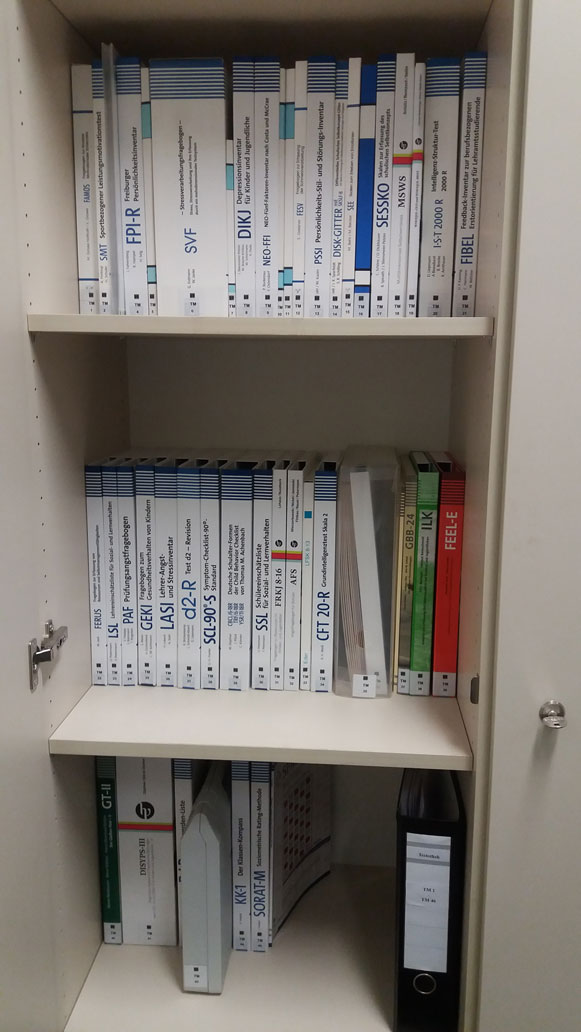 Testverfahren in der Standortbibliothek einsehbar.