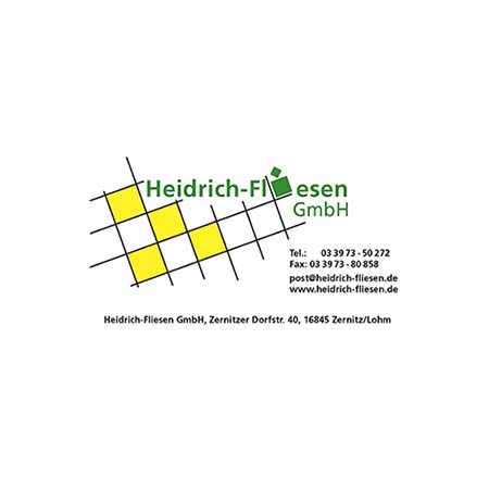 Heidrich Fliesen GmbH, Zernitzer Dorfstraße 40, 68845 Zernitz-Lohm