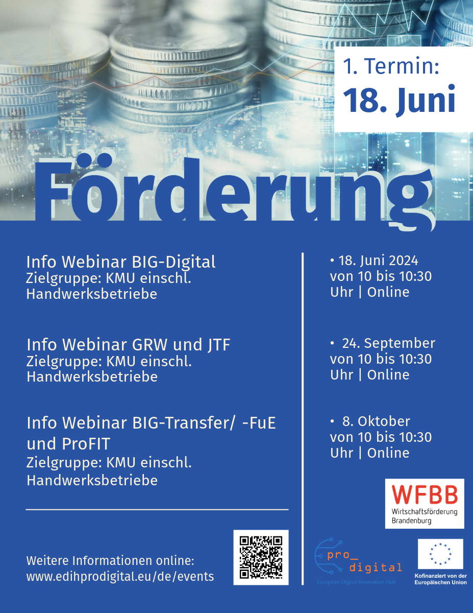 Flyer Förderworkshop BIG Digital