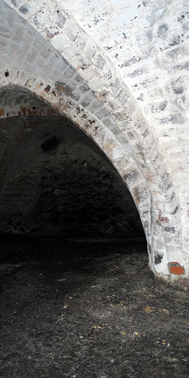 Kellergewölbe in Luckau