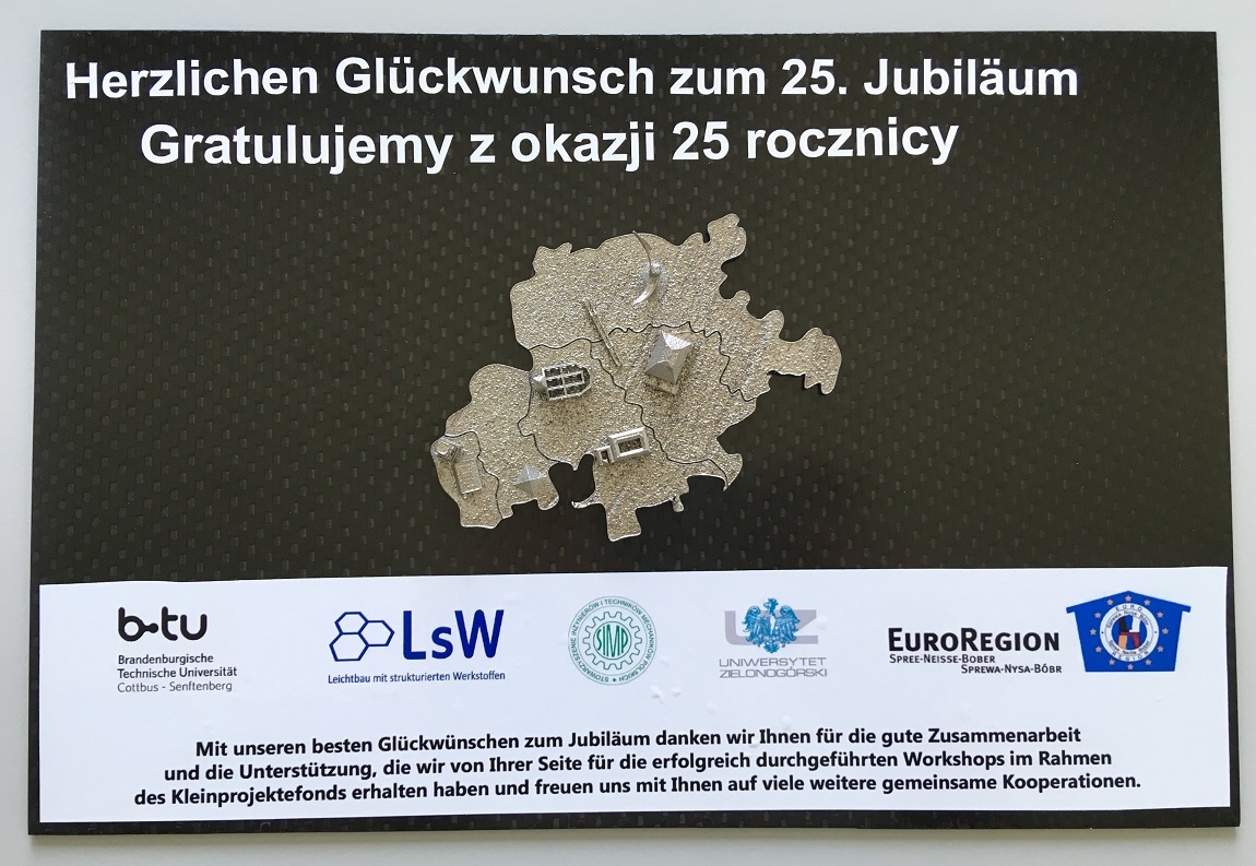 Geschenk zum 25. Jubiläum der Euroregion Spree - Neiße - Bober