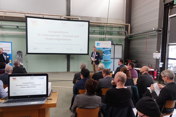 Eröffnung der Veranstaltung "Energieeffizienz für Unternehmen – Chancen und Fördermöglichkeiten"