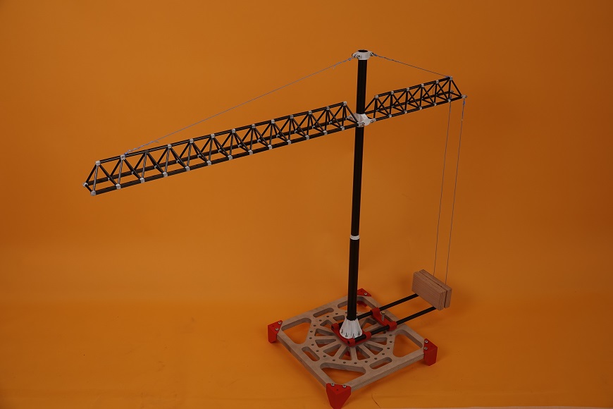 Model of the lifting system demonstrator