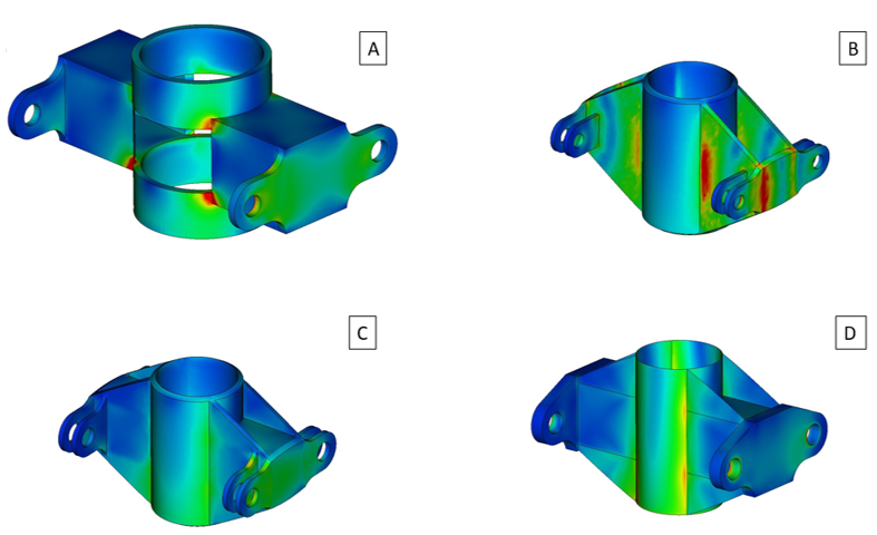 Optimization of the connectors with the aid of finite element analysis (FEA)