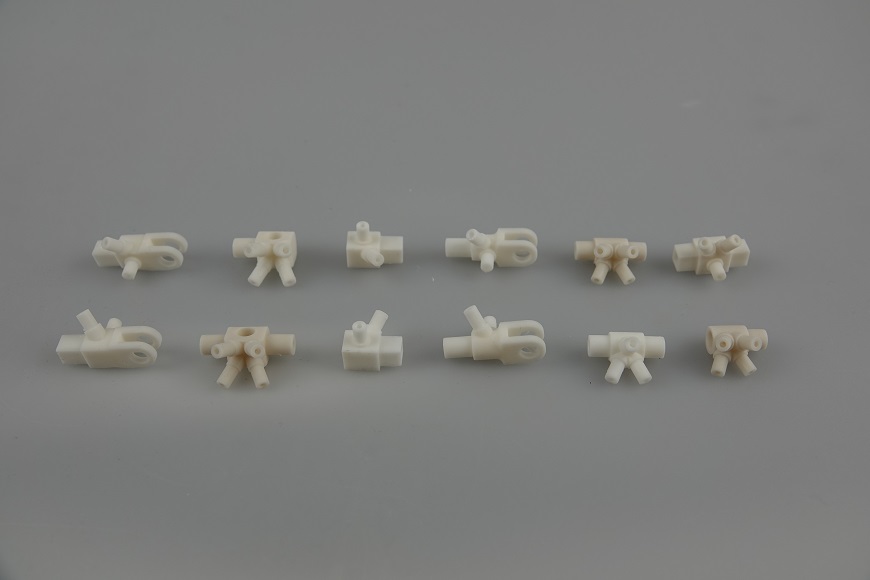 3D gedruckte Verbindungsknoten für den Ausleger des Demonstrators