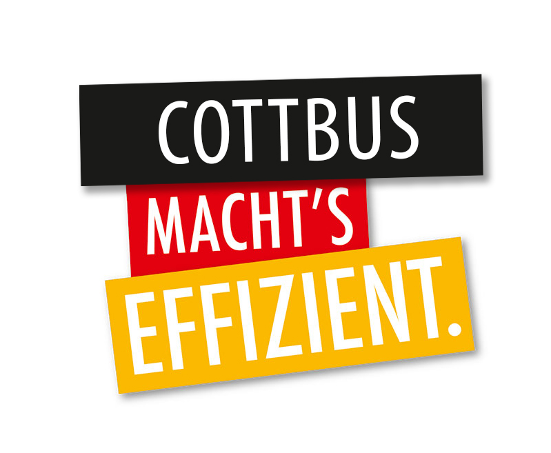 Logo zu Cottbus macht's effizient.