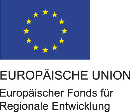 EU EFRE Logo EU EFRE Logo mit darunter stehendem Schriftzug
