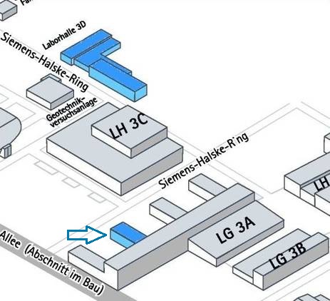 Lageplan der Junjorprofessur