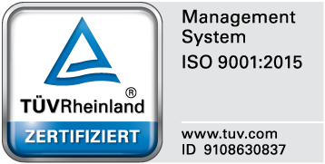 TÜV-Rheinland - Logo, Zertifiziert seit 2007