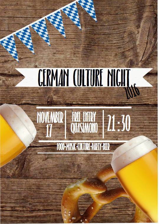 German Culture Night 2016 poster