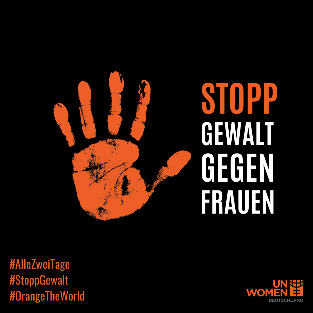 Flyer Stopp Gewalt gegen Frauen