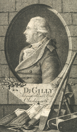David Gilly Portrait Quelle: LAMMERT 1964, S. II, W. Chodowiecki