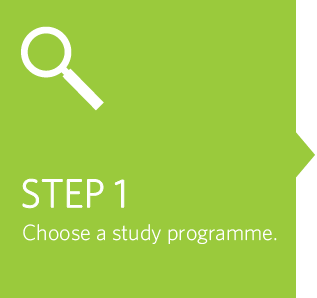 Step 1: Choose a study programme