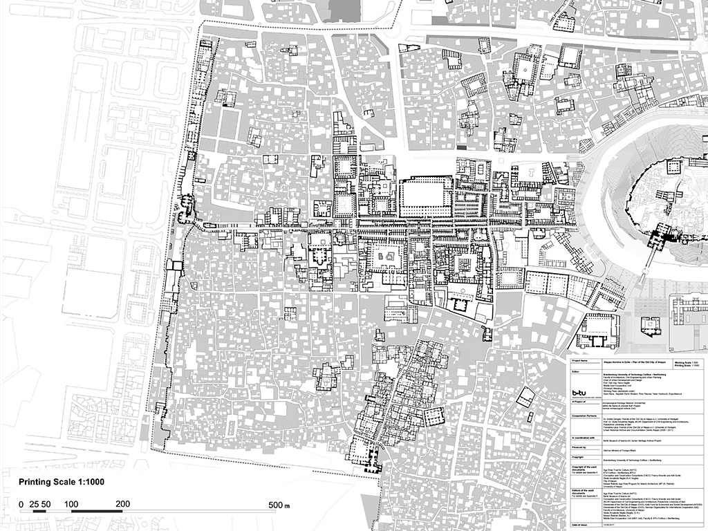 Urban Morphological Plans of the Old City of Aleppo