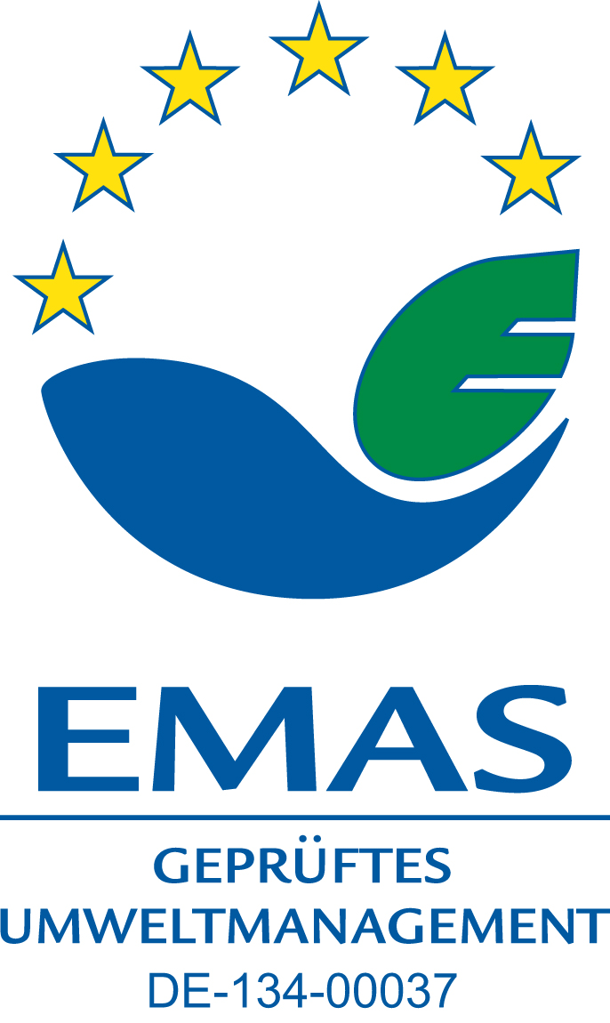 EMAS logo certified environmental management